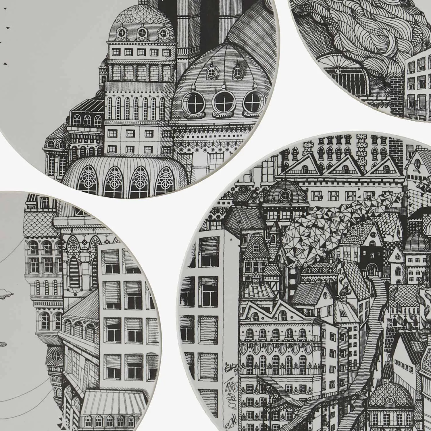 Au Coeur De La Ville Wall Decoration