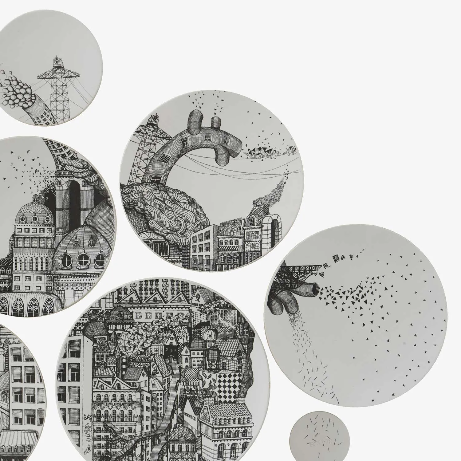 Au Coeur De La Ville Wall Decoration