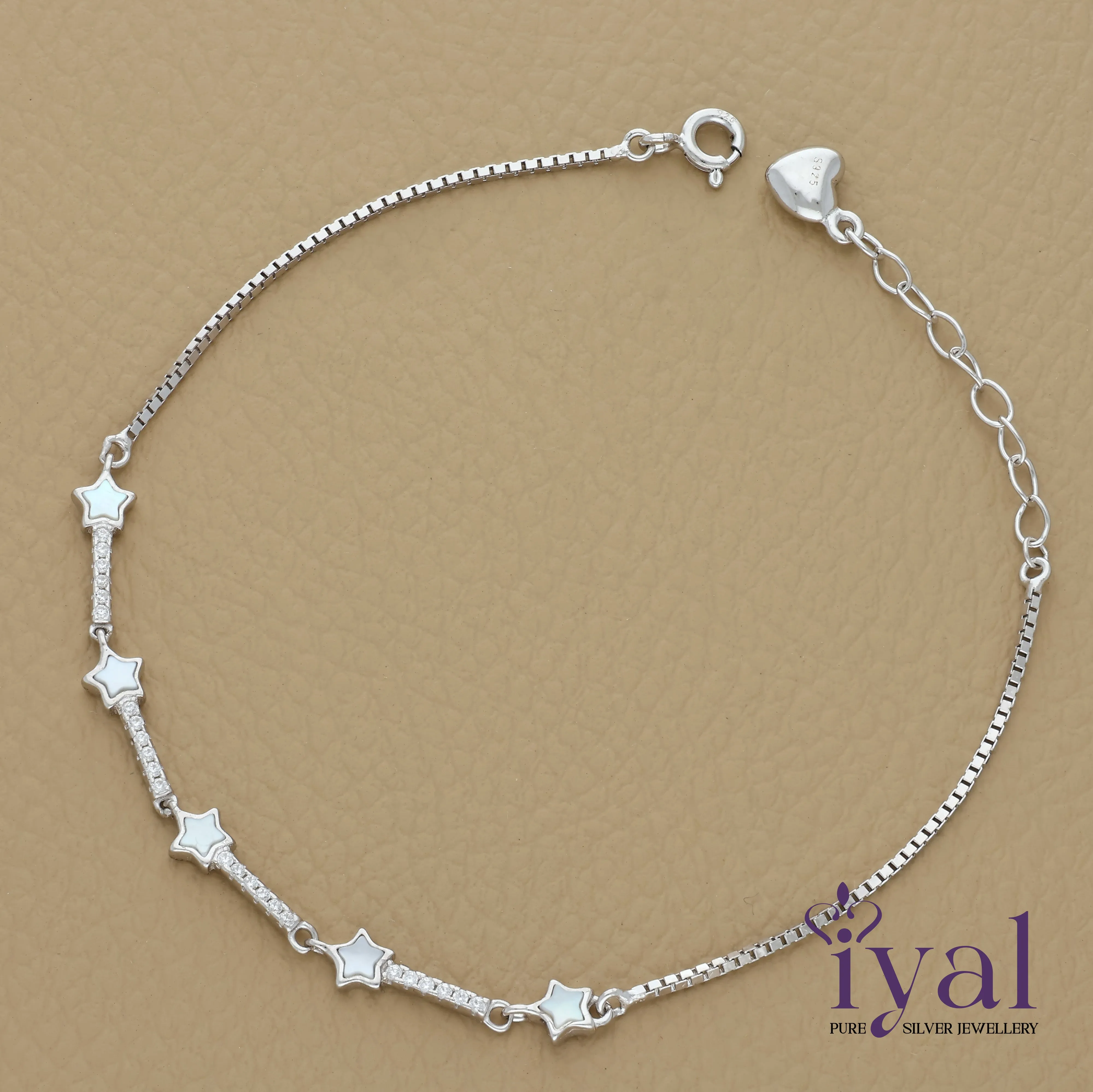 Beautiful Star Minimal Silver Bracelet