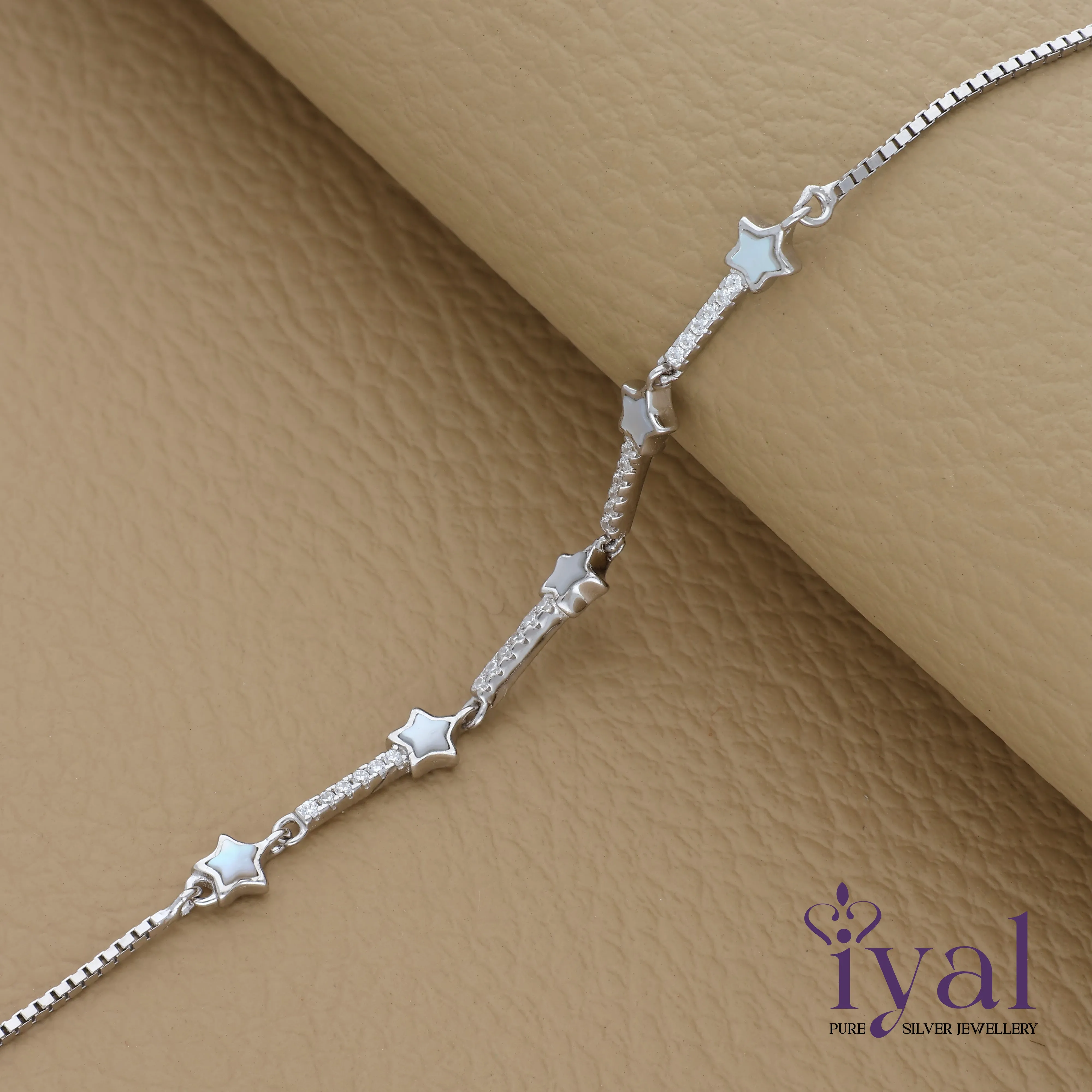 Beautiful Star Minimal Silver Bracelet