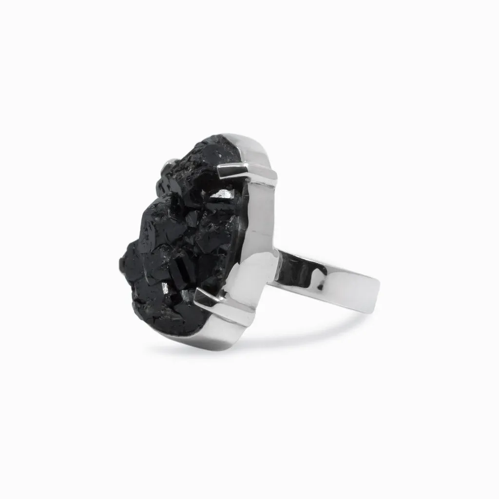 Black Garnet Ring