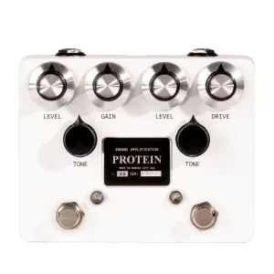 Browne Amplification The Protein Dual Overdrive V3 Effect Pedal, White