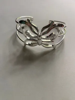 Butterfly cuff bracelet