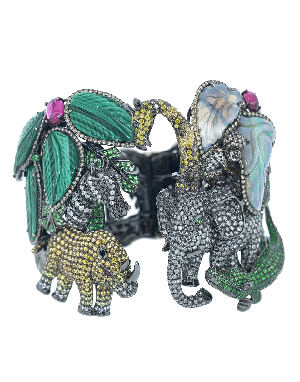 Diamond Jungle Animal Cuff