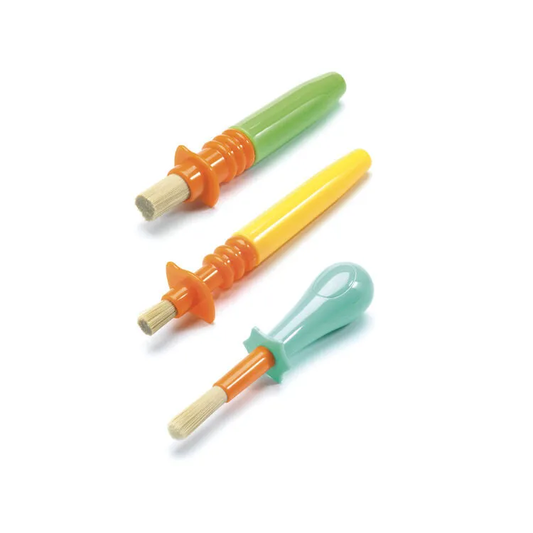 Djeco 3 Ingenious Paint Brushes
