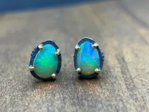 Ethiopian Opal Earrings