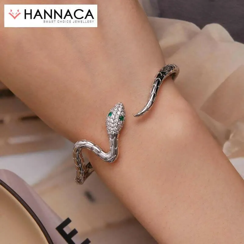 Glittering Snake Bracelet - Hannaca