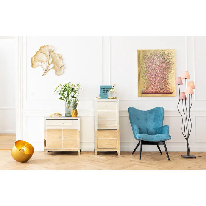 High Dresser Luxury Pearl 5 Drawers