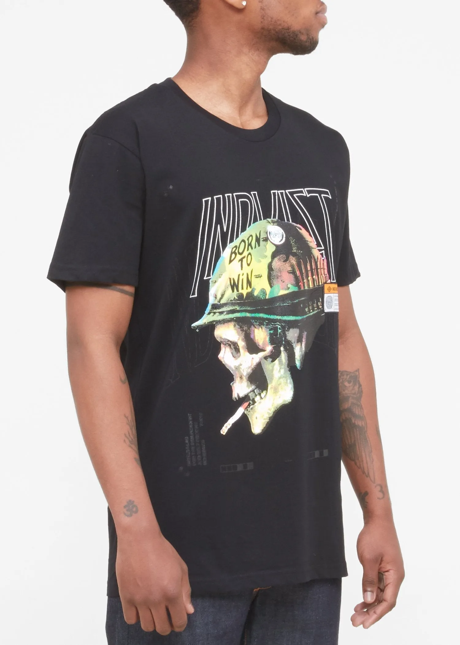 INDVLST: FULL METAL SS TEE [BLACK]