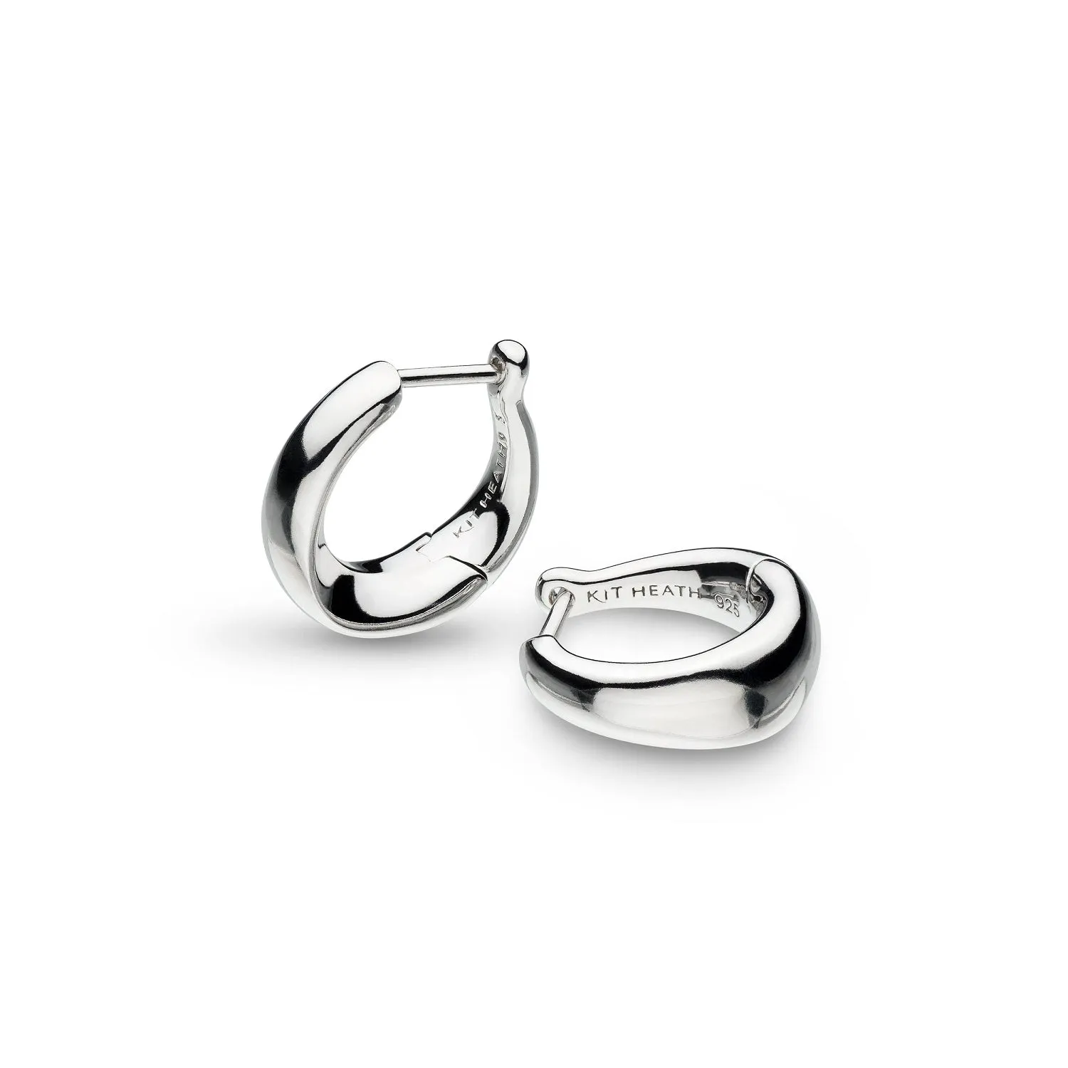 Kit Heath Bevel Cirque Huggie Hoop Earrings