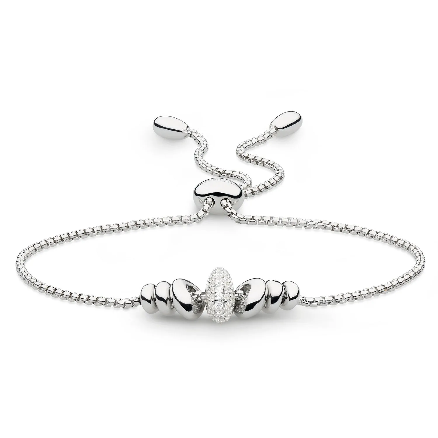 Kit Heath Coast Tumble Glisten CZ Toggle Bracelet