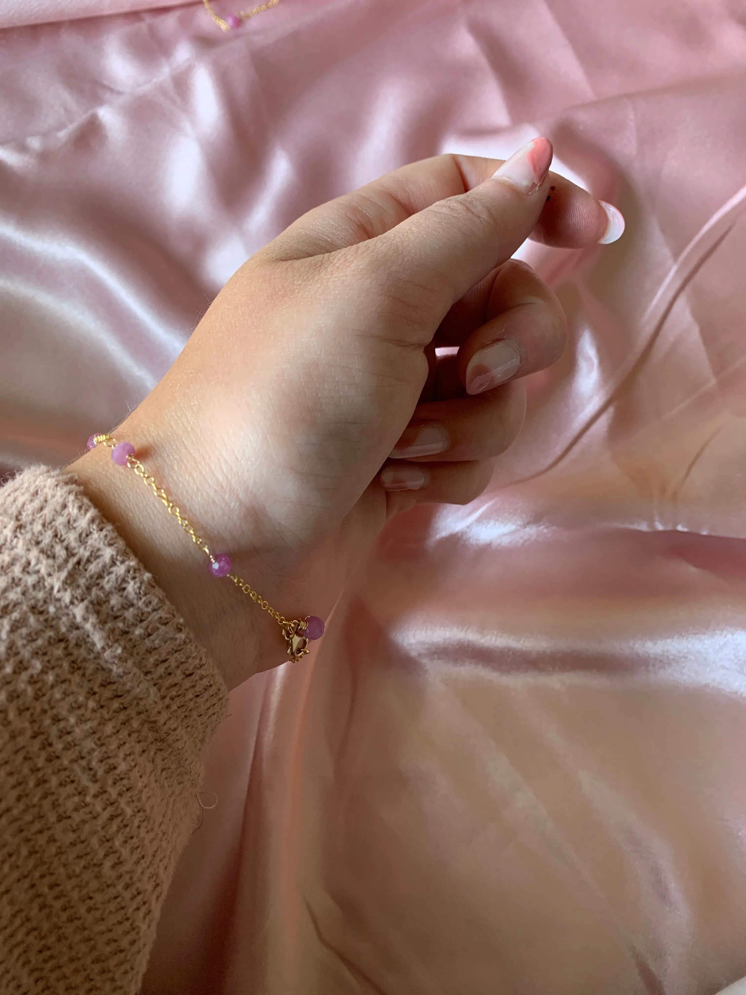 Multi Ruby Bracelet