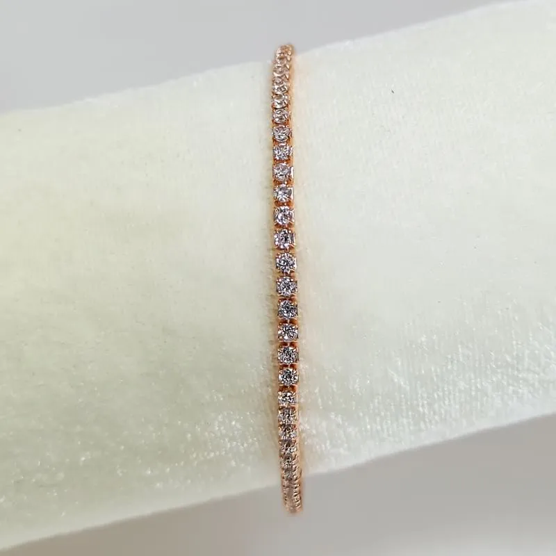 Rose Gold Tennis Bracelet
