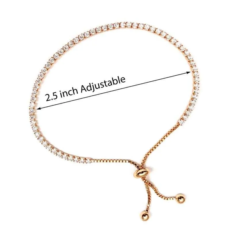 Rose Gold Tennis Bracelet