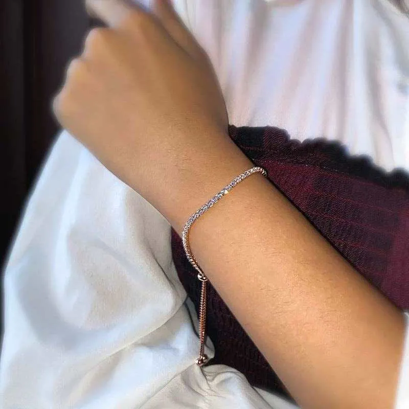 Rose Gold Tennis Bracelet