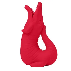 Scrunch Crocodile Jug  - Strawberry Red